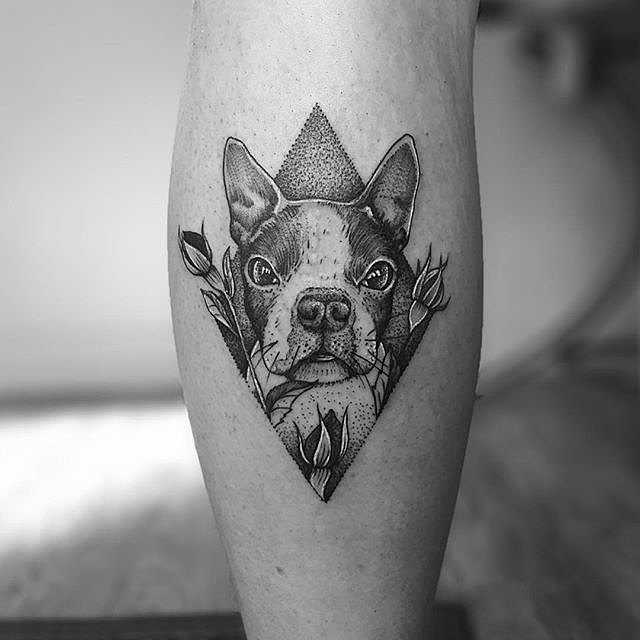 dog tattoo