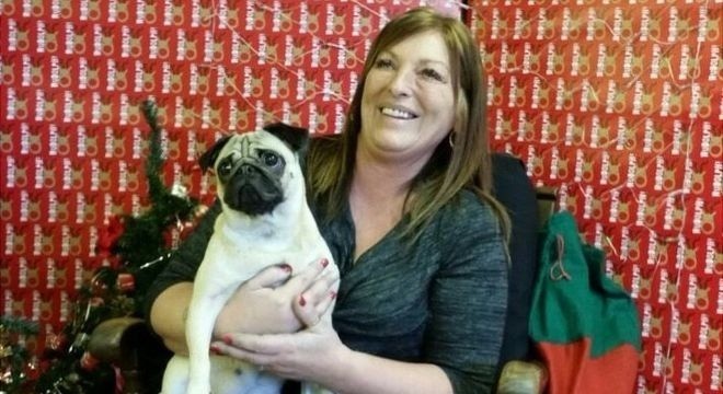 reunited pug and owner