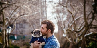 Man Shows Everyone How Much He Adores His Pug by Doing This Remarkable Gesture