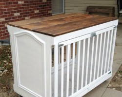 Make a Dog Crate Out of a Re-purposed Baby Crib That’s Clever and Comfy for Your Fur Baby