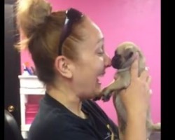 (VIDEO) Mom Grieves for the Loss of Her Dog. When Her Husband Shows Up at Her Office? I’m All Teared Up!